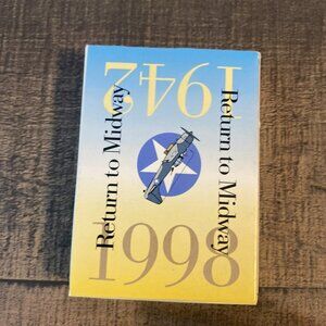 Return To Midway 1998‎ Playing Cards Complete Deck Vintage WWII Commemorative